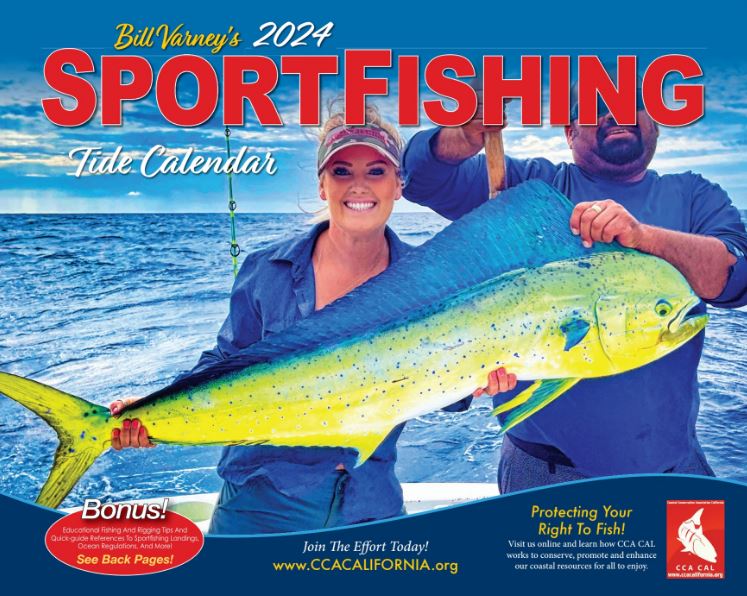 2024 CCA SportFishing Tide Calendar (FREE SHIPPING) – surffishtackle