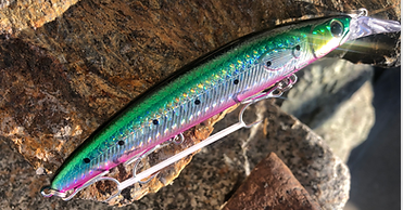 BattleStar 115mm Halibut Jerk-Bait Green Sardine