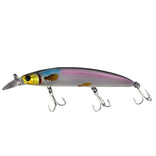 Battlestar 115mm Halibut Jerk-Bait Glow Sexy Smelt