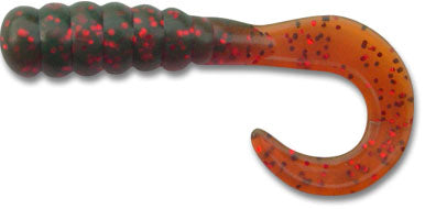 Big Hammer 1 3/4" Motor Oil Red Grub (25 pack)