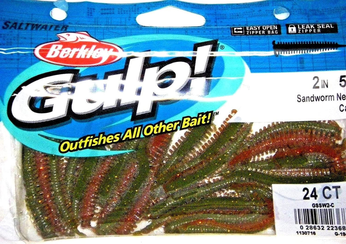 Berkley Gulp! 6" CAMO Sandworm 10ct