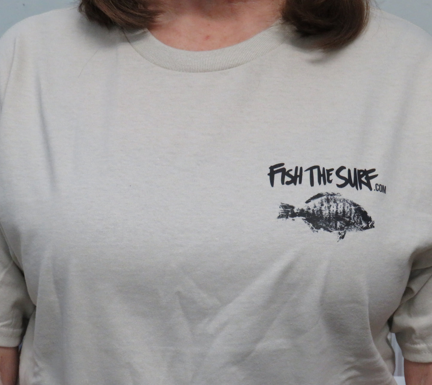 T-Shirt Barred Surfperch Tan