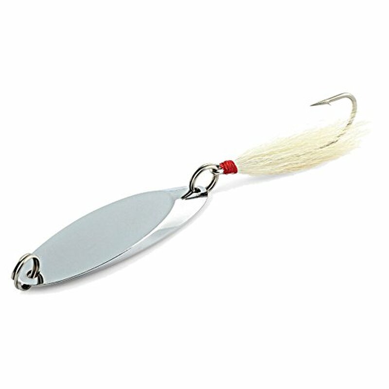 Kastaway 1/2 ounce Chrome Single Hook Feather