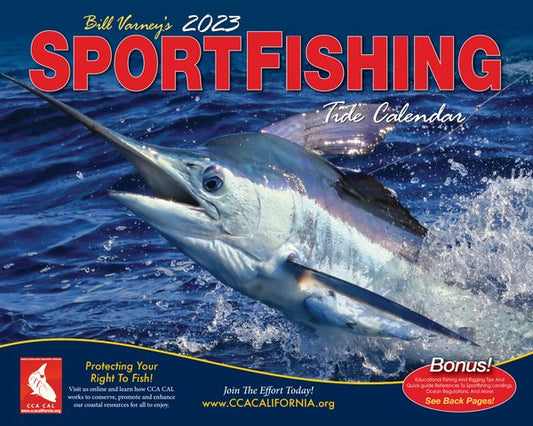 2023 CCA SportFishing Tide Calendar