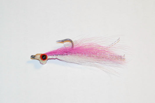 Clauser Minnow Pink and White Fly, Size #2