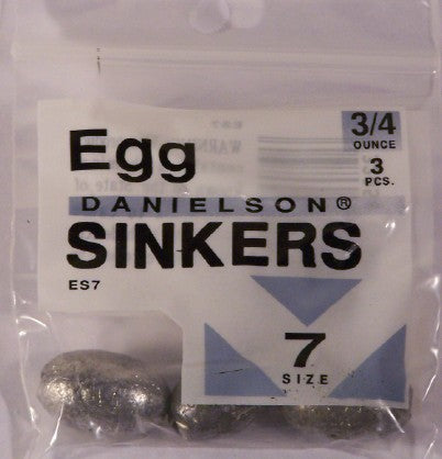 Egg Sinker 3/4 ounce
