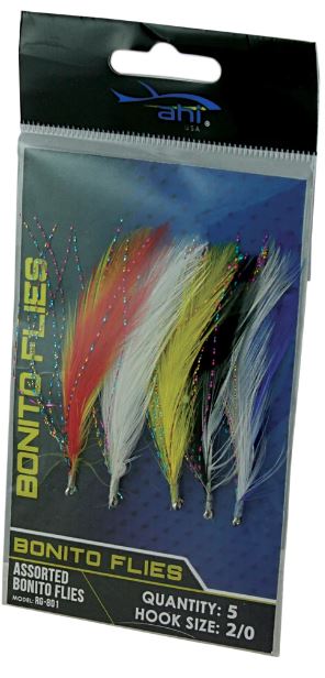 Ahi Assorted Bonito Feathers (5ct)