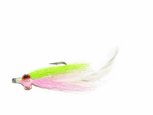 Clauser Chartreuse, Pink and White Fly, Size #2