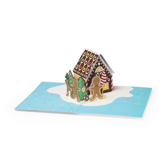 Pop-Up Holiday Card: Gingerbread House