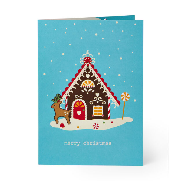 Pop-Up Holiday Card: Gingerbread House
