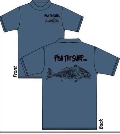 T-Shirt Yellowfin Croaker Blue